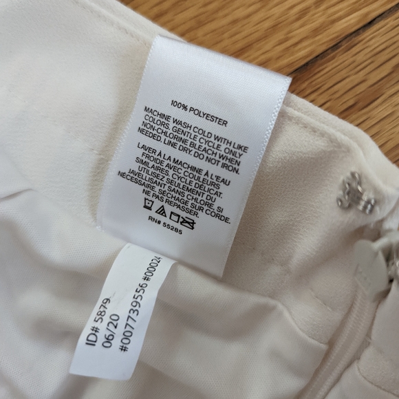 NWT EXPRESS High Waisted Pleated Color Block Midi Skirt (S) - Picture 7 of 8